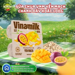 Sữa Chua Vinamilk Yến Mạch Chanh Dây Xoài 100g