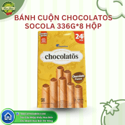 BÁNH CUỘN CHOCOLATOS SOCOLA 336G*8 HỘP