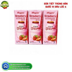 SỮA TIỆT TRÙNG HÀN QUỐC VỊ DÂU LỐC 6