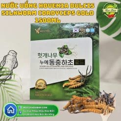 Nước Uống Hovenia Dulcis Silkworm Cordyceps Gold 1500 ml – Bổ Gan, Tăng Miễn Dịch, Giải Rượu Tự Nhiên