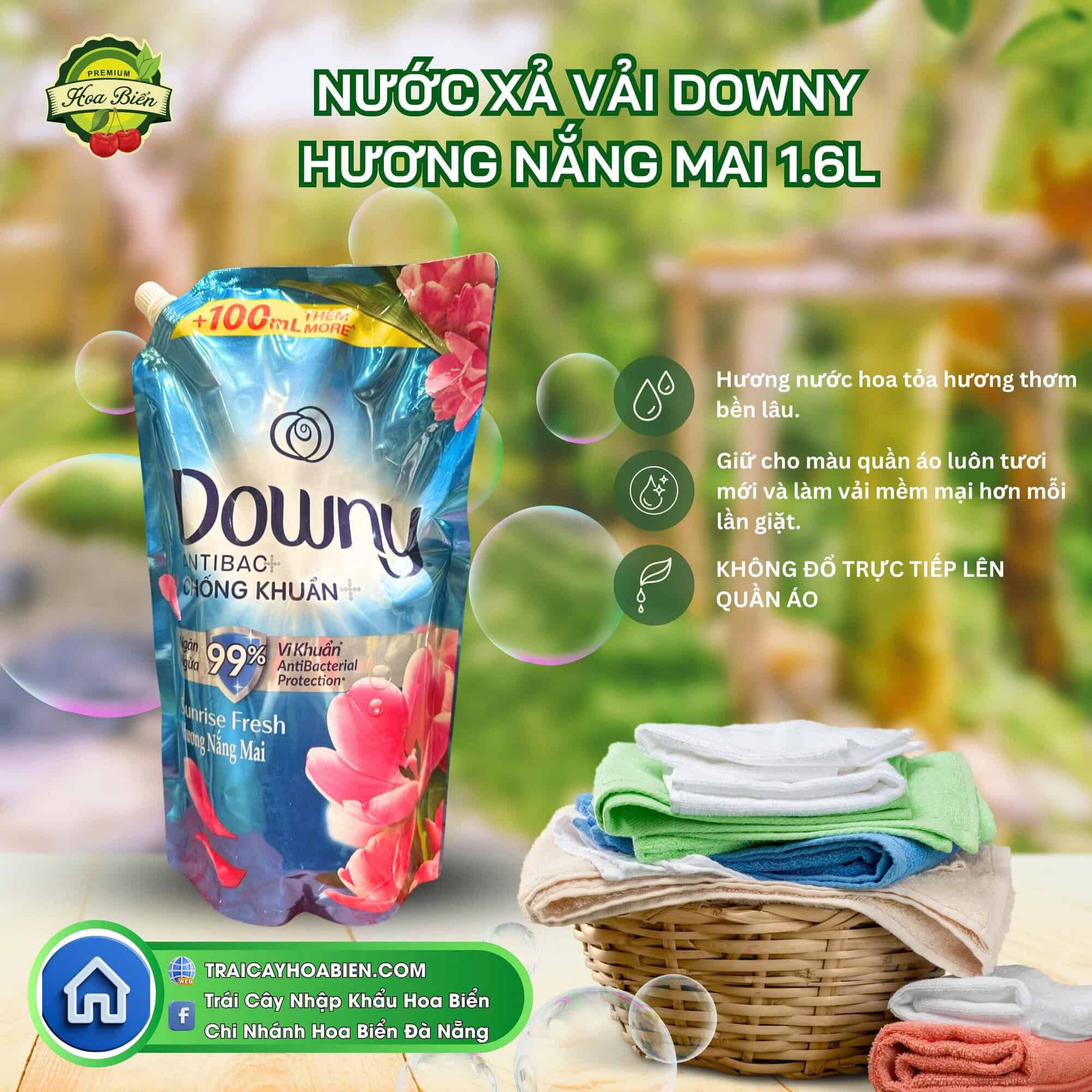 z6691360018291_62e67d884f057166eb8ad4e55e44ad88 Nước xả vải Downy Hương Nắng Mai 1.6L – Kháng khuẩn 99%, hương thơm tươi mát dài lâu