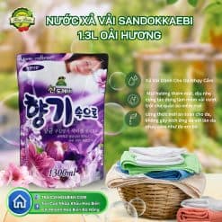 Nước xả vải Sandokkaebi Oải Hương 1.3L – Dịu nhẹ cho da nhạy cảm, hương thơm thư giãn