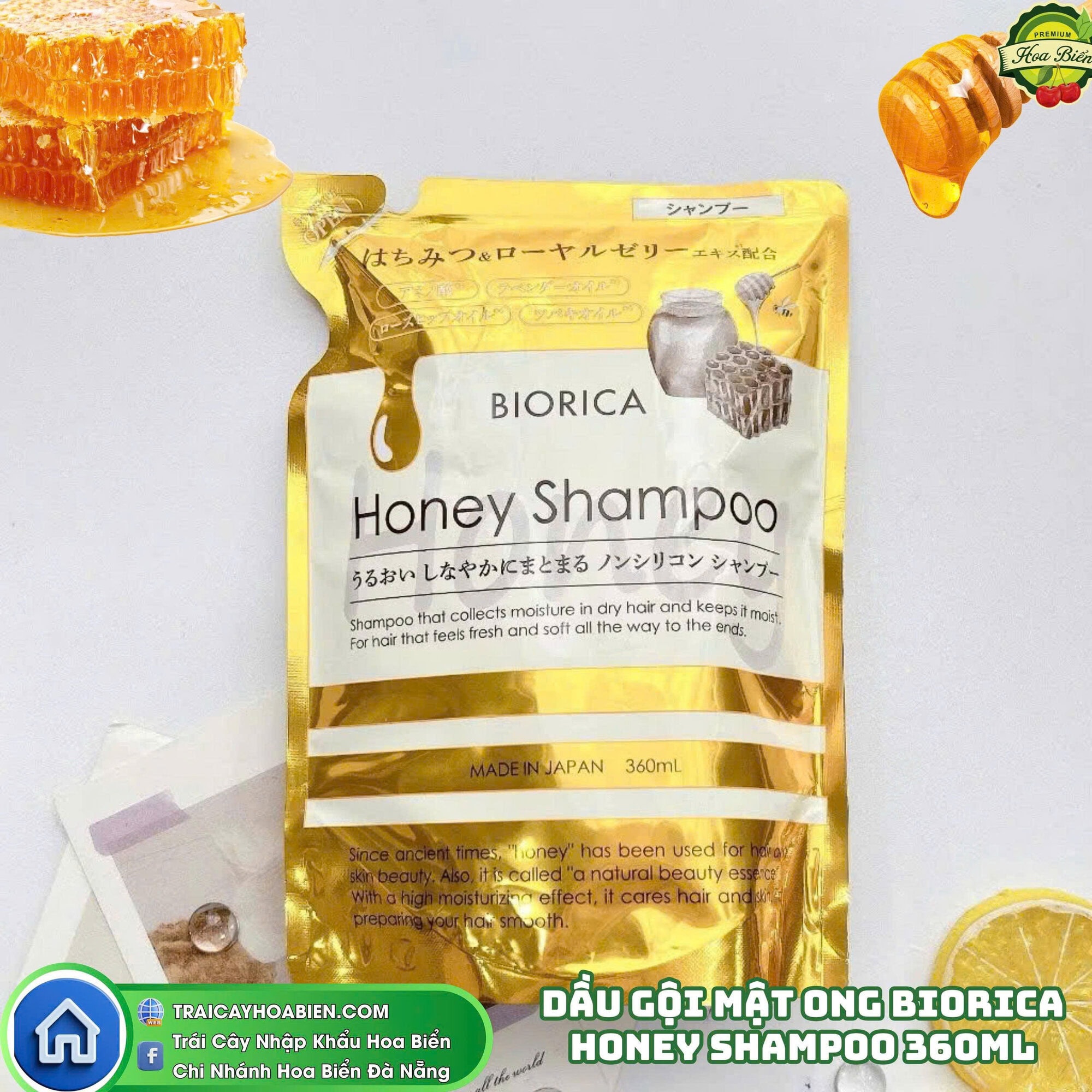 Dầu Gội Mật Ong Biorica Honey Shampoo