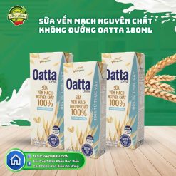 Sữa yến mạch Nguyên Chất Không Đường Oatta