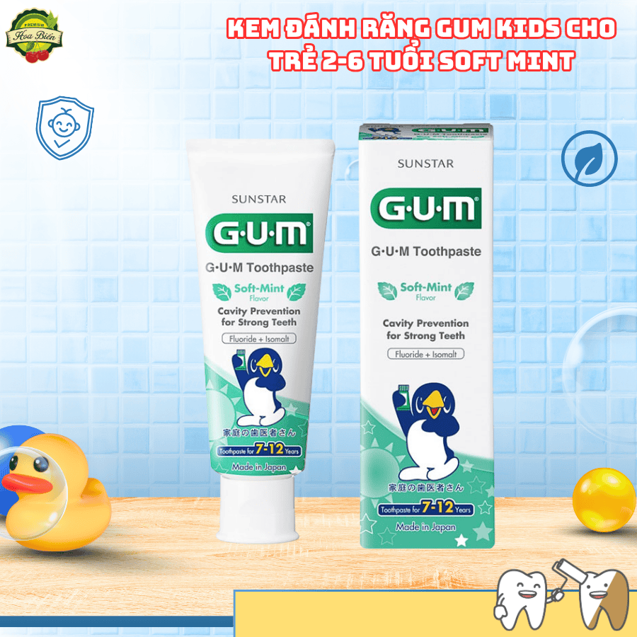 18 .Kem đánh răng GUM Kids