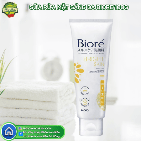 28 Sữa rửa mặt sáng da Bioré