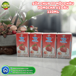 Sữa chua tiệt trùng Mộc Châu Yomocha vị dâu