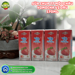 Sữa chua tiệt trùng Mộc Châu Yomocha vị dâu