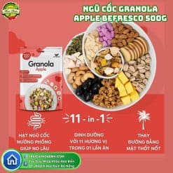 Ngũ Cốc Granola Apple Befresco 500g