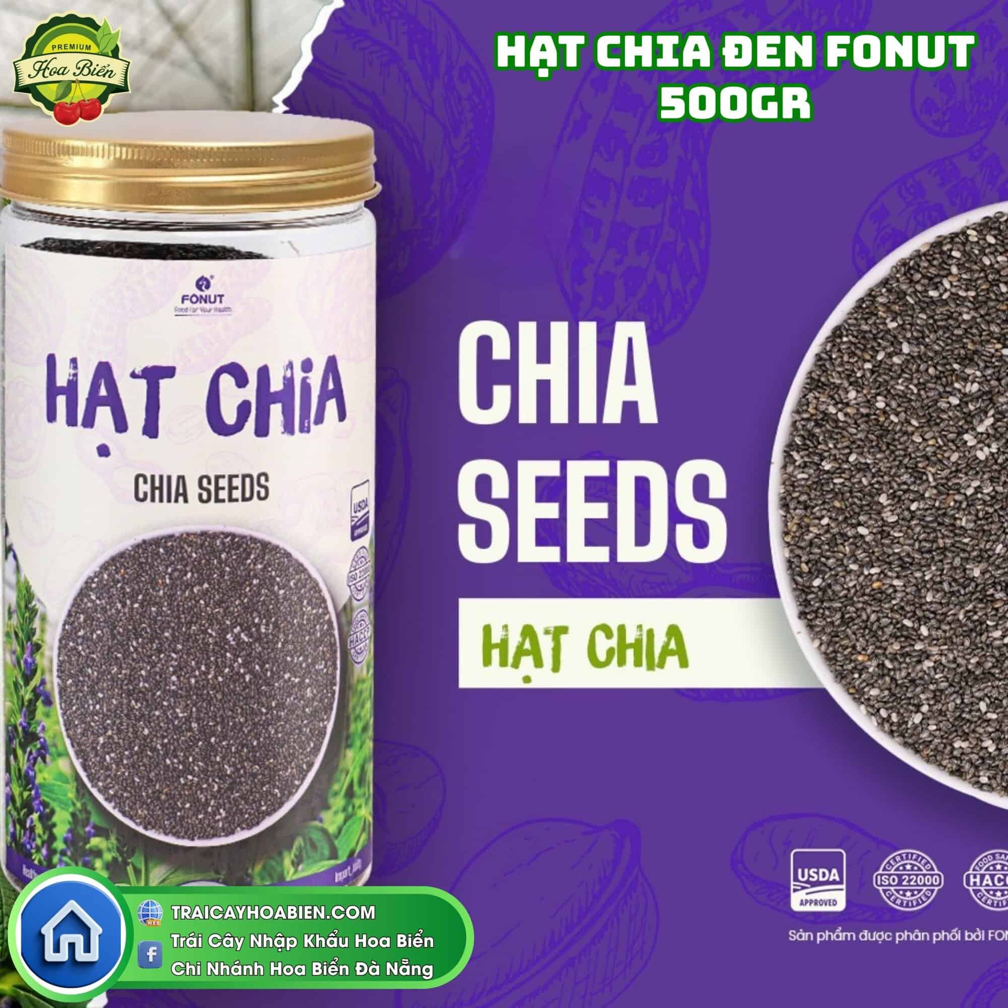 Hạt Chia Fonut 500g Hạt Chia Fonut 500g