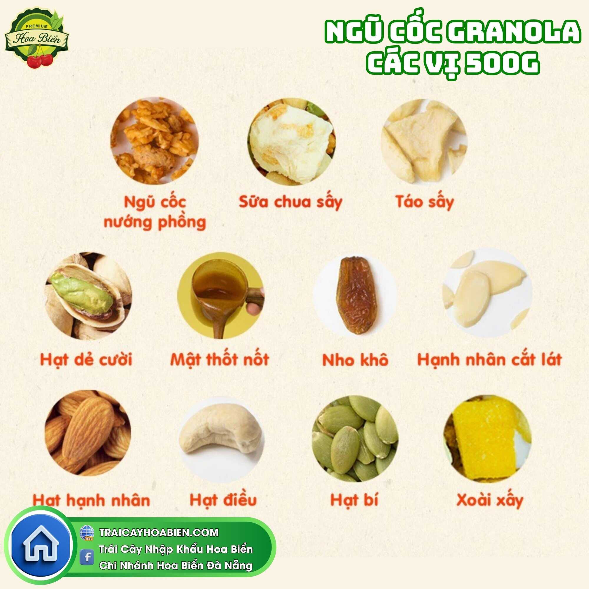 Ngũ Cốc Granola Apple Befresco 500g Ngũ Cốc Granola Apple Befresco 500g