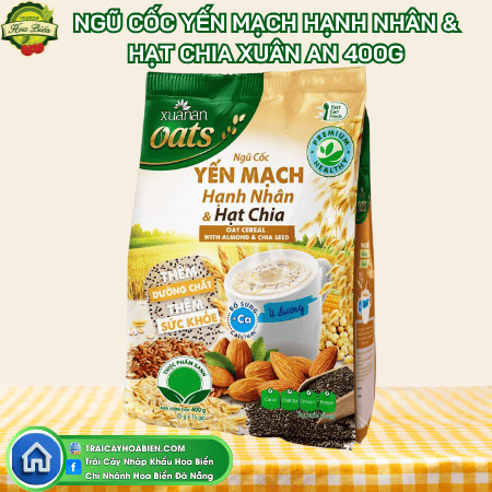 459 Ngũ Cốc Yến Mạch Hạnh Nhân và Hạt Chia Xuân An