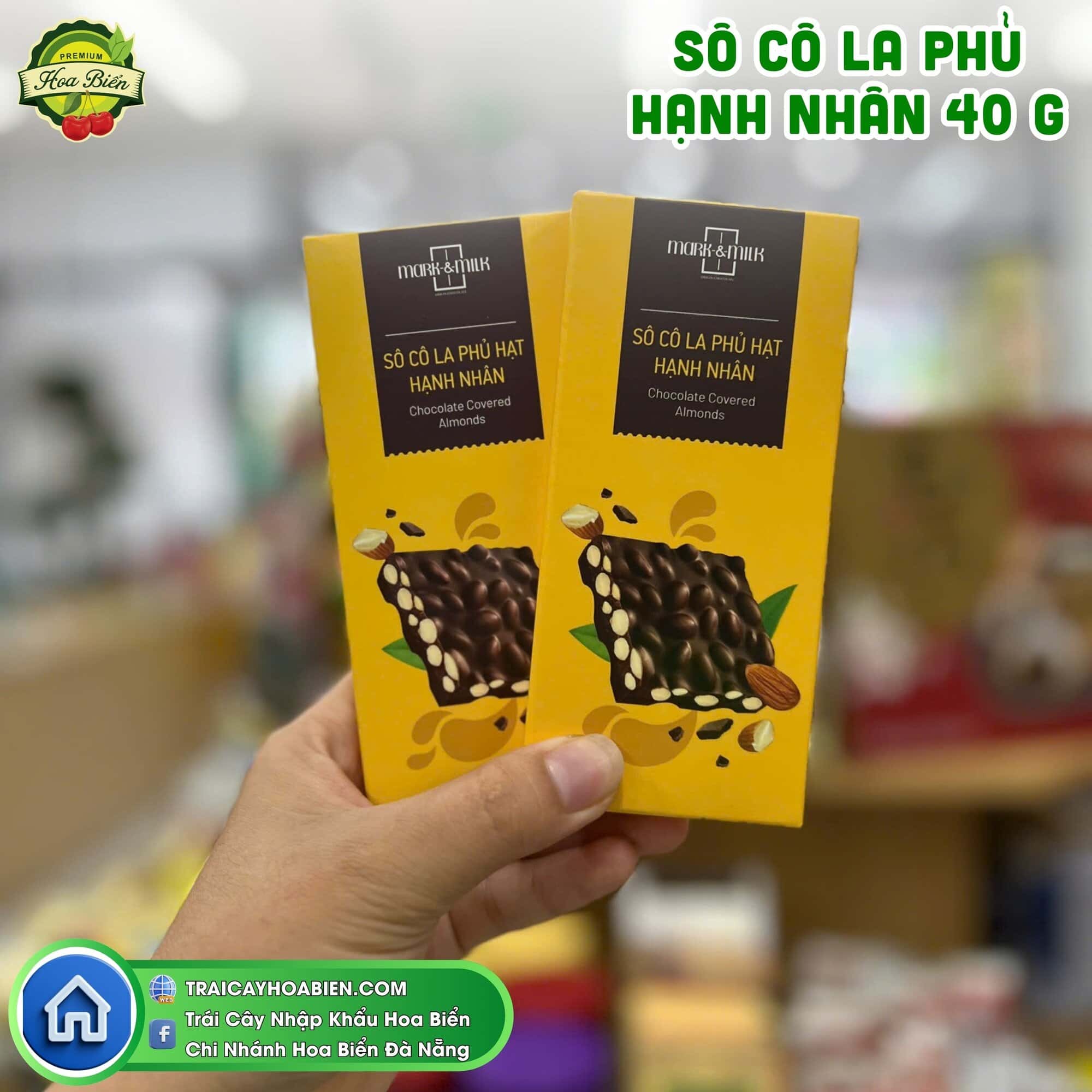519999226_762633249468718_1575006149866857844_n Sô Cô La Phủ Hạt Hạnh Nhân là sự hòa quyện giữa socola đen ngọt nhẹ với hạt hạnh nhân rang giòn rụm, mang đến trải nghiệm vừa ngọt ngào vừa béo bùi, giúp bạn thưởng thức một cách trọn vẹn mà không ngán.