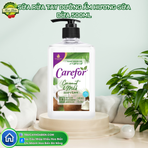 58 Sữa rửa tay Carefor dưỡng ẩm hương sữa dừa
