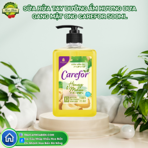 63 Sữa rửa tay Carefor dưỡng ẩm hương dưa gang và mật ong