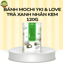 BÁNH MOCHI YKI & LOVE TRÀ XANH NHÂN KEM 120G