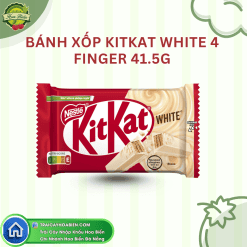 BÁNH XỐP KITKAT WHITE 4 FINGER 41.5G