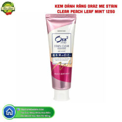 KEM ĐÁNH RĂNG ORA2 ME STAIN CLEAR PEACH LEAF MINT 125G