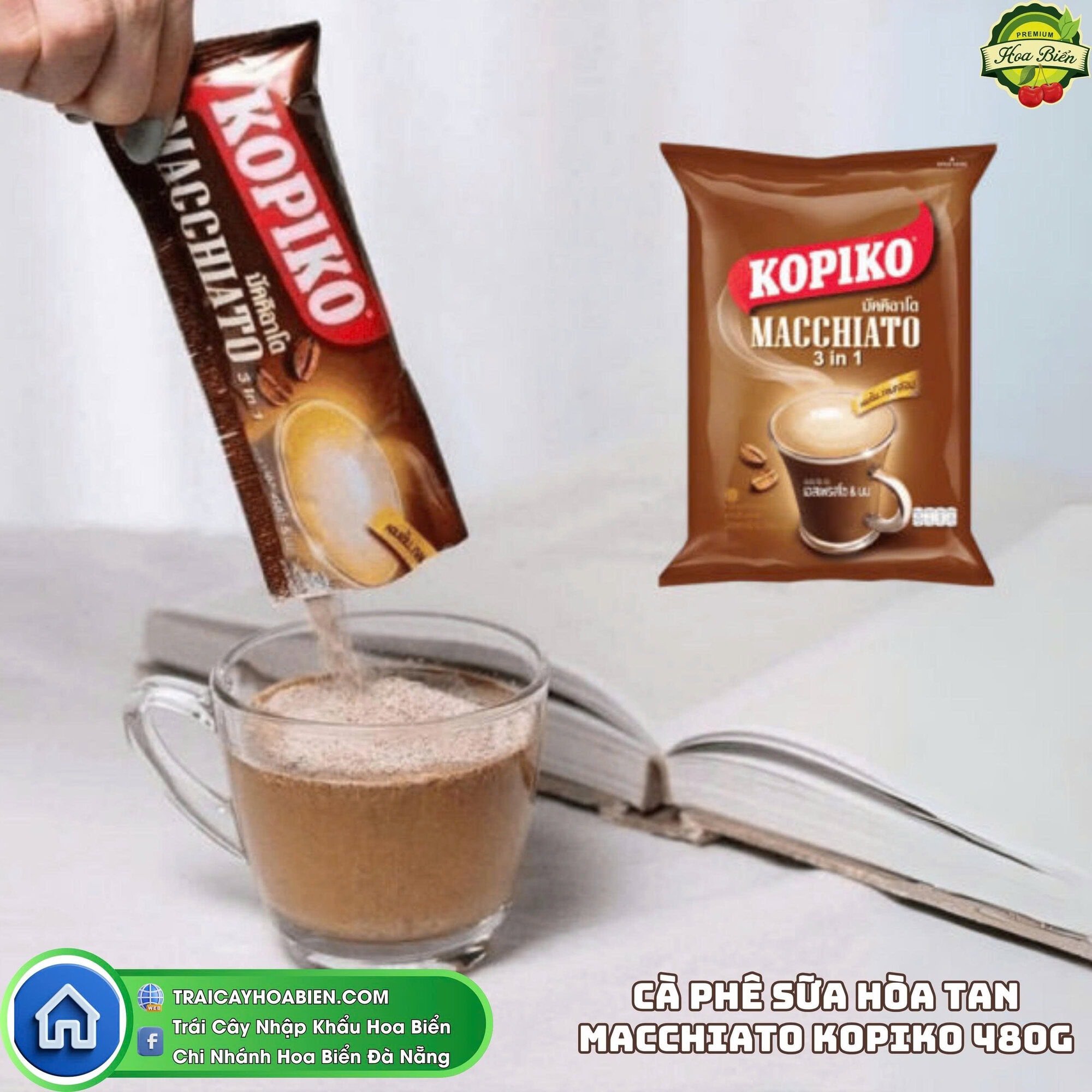 Cà Phê Sữa Hòa Tan Macchiato Kopiko