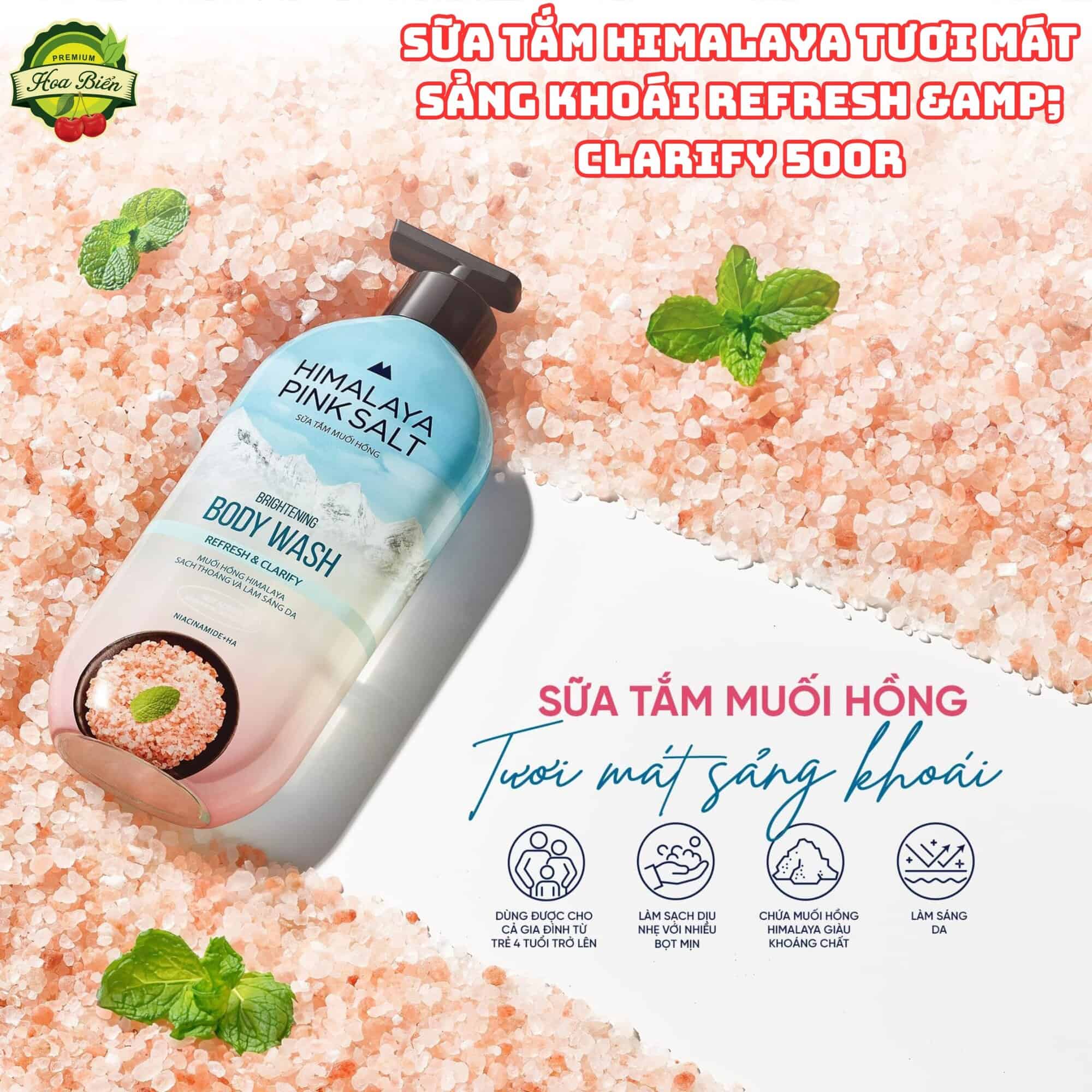Sữa Tắm Himalaya Tươi Mát Refresh & Clarify 500g