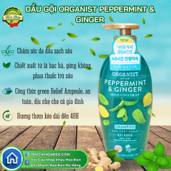 Dầu gội Organist Peppermint & Ginger