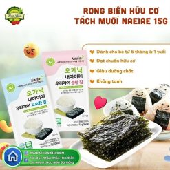Rong biển hữu cơ tách muối Naeiae 15g