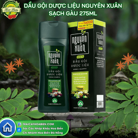 258 Dầu gội dược liệu Nguyên Xuân Sạch Gàu