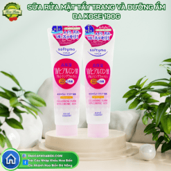 Sữa rửa mặt tẩy trang và dưỡng ẩm da Kose
