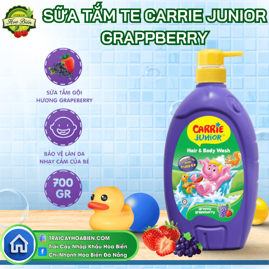 57 Sữa tắm Carrie Junior Groovy Grapeberry
