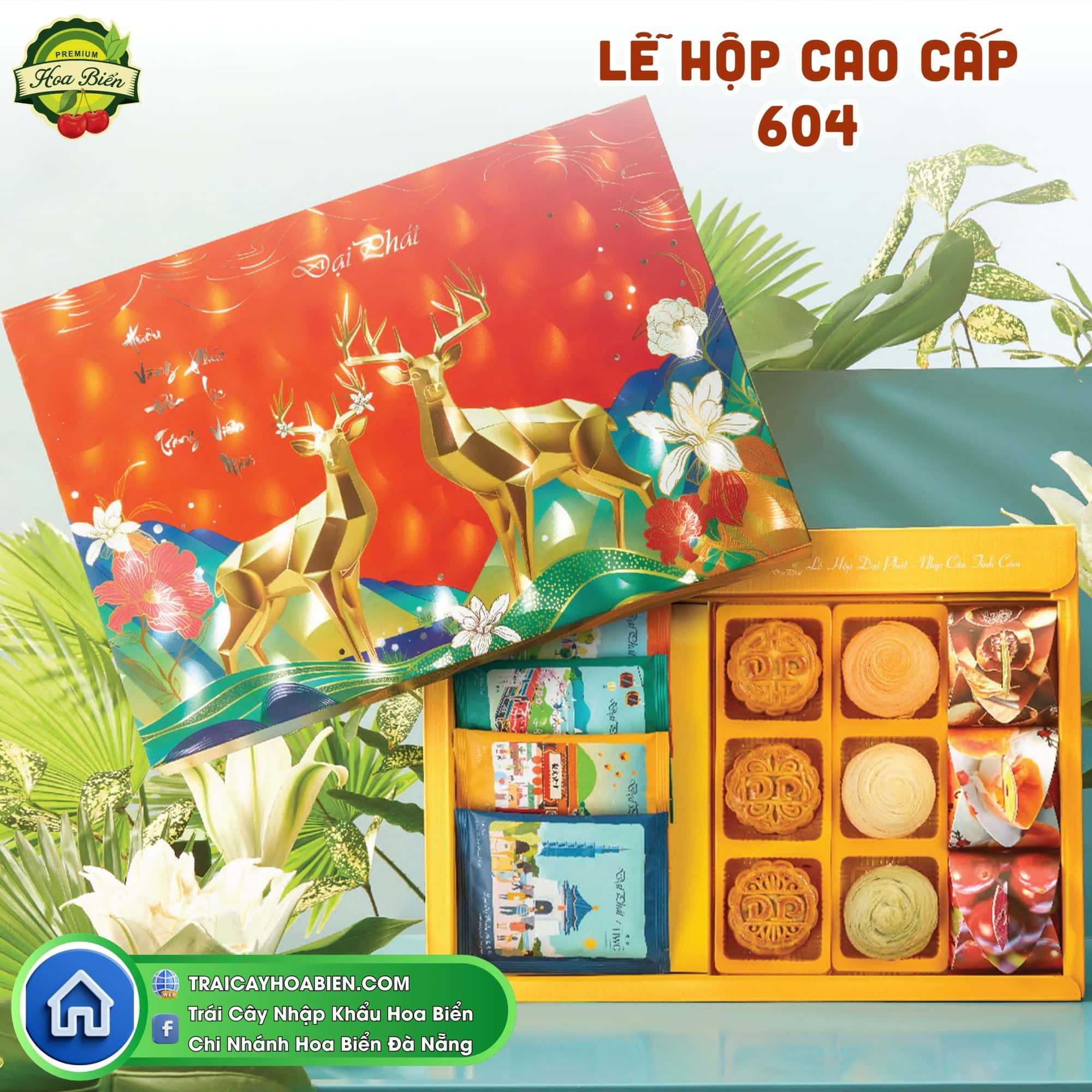 75 Bánh Trung Thu Đại Phát Lễ Hộp Cao Cấp 604