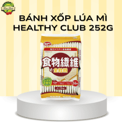BÁNH XỐP LÚA MÌ HEALTHY CLUB 252G