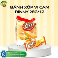 BÁNH XỐP VỊ CAM RINNY 28G*12