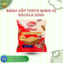 BÁNH XỐP TORTO MINIS VỊ SOCOLA 100G