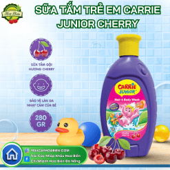 Sữa tắm gội trẻ em Carrie Junior Cherry
