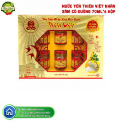 NƯỚC YẾN THIÊN VIỆT NHÂN SÂM CÓ ĐƯỜNG 70ML*6 HỘP