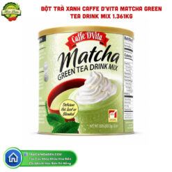 BỘT TRÀ XANH CAFFE D’VITA MATCHA GREEN TEA DRINK MIX 1.361KG