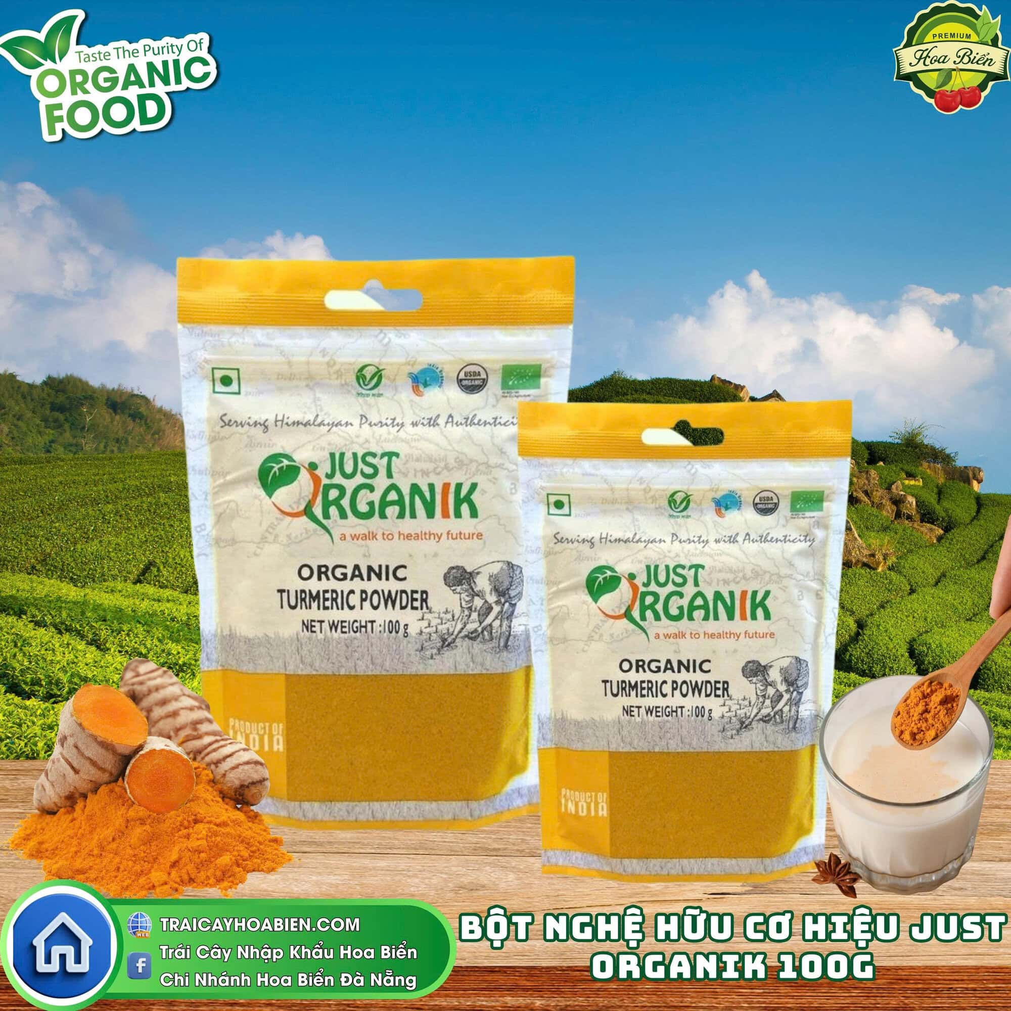 z6949502812315_825bc8be09d892593668a7af93c7b9c1 Bột nghệ hữu cơ Hiệu Just Organik