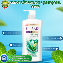 Dầu Gội Clear Mát Lạnh Bạc Hà