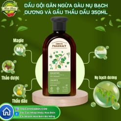 Dầu gội ngăn gàu nụ bạch dương và thầu dầu
