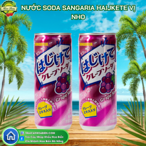 287 Nước Soda Sangaria Hajikete Vị Nho