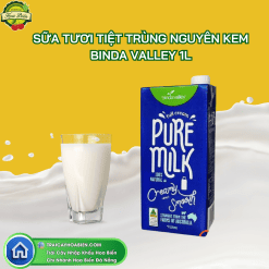Sữa Tươi Tiệt Trùng Nguyên Kem Binda Valley 1L