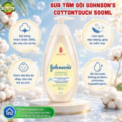 SỮA TẮM GỘI JOHNSON'S COTTONTOUCH 500ML