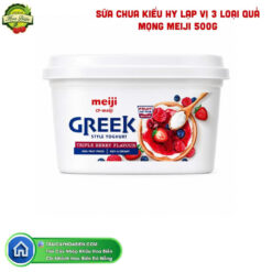 SỮA CHUA KIỂU HY LẠP VỊ 3 LOẠI QUẢ MỌNG MEIJI 500G