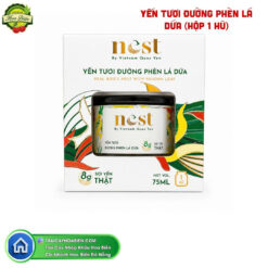 YẾN TƯƠI ĐƯỜNG PHÈN LÁ DỨA (HỘP 1 HŨ)