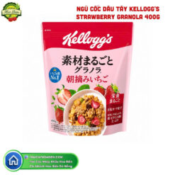 NGŨ CỐC DÂU TÂY KELLOGG'S STRAWBERRY GRANOLA 400G