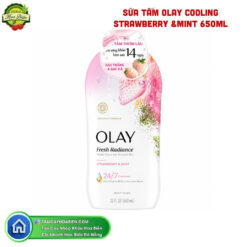 SỮA TẮM OLAY COOLING STRAWBERRY &MINT 650ML