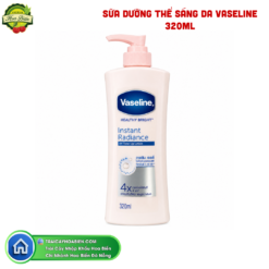 SỮA DƯỠNG THỂ SÁNG DA VASELINE 320ML