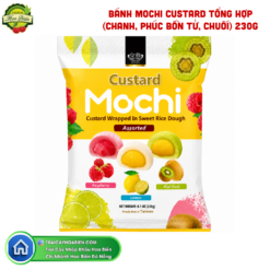 BÁNH MOCHI CUSTARD TỔNG HỢP (CHANH, PHÚC BỒN TỬ, CHUỐI) 230G