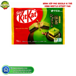 BÁNH XỐP PHỦ SOCOLA VỊ TRÀ XANH NESTLE KITKAT 116G