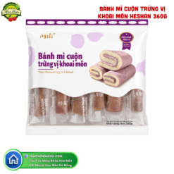 BÁNH MÌ CUỘN TRỨNG VỊ KHOAI MÔN HESHAN 360G